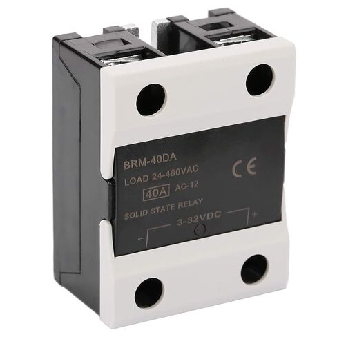 BRM-40DA Load 24-480VAC Solid State Relay Reduced EMI. Ideal for Heating Cooling Control, Numerical Controlled Machinery, and More. in Saudi Arabia