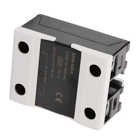 BRM-40DA Load 24-480VAC Solid State Relay Reduced EMI. Ideal for Heating Cooling Control, Numerical Controlled Machinery, and More. in Saudi Arabia