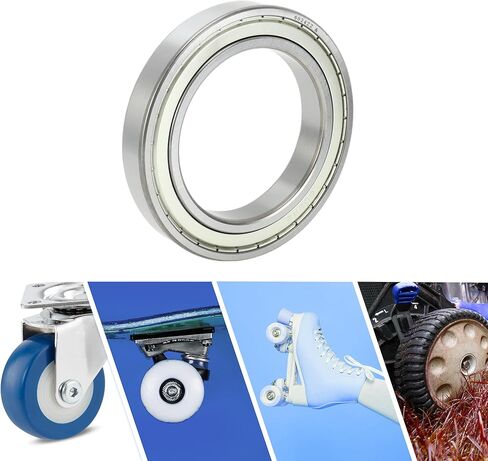 ACROPIX 6024ZZ & Deep Groove Ball Bearings P0 120x180x28mm Lubricated Bearings Double Metal Seal Silver Tone Scooter Skateboard Wheel in Saudi Arabia