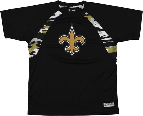 Zubaz NFL Men's Camo Solid T-Shirt, Pick A Team in Saudi Arabia