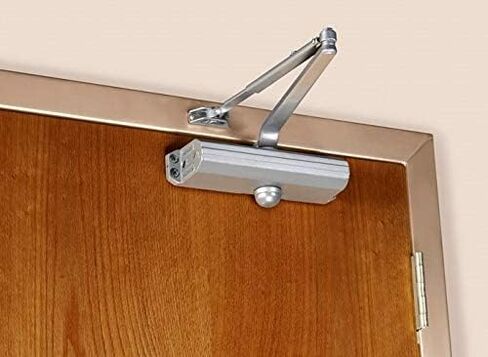 Norton 1604BC Series Door Closer, Tri-Style® (Regular, top jamb, or Parallel arm), Back Checked, Non-Handed, Size 4, Statuary Bronze (1604BC-690) in Saudi Arabia