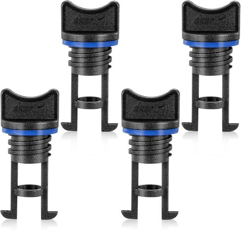4 مساءً سدادات Scupper لقوت قوارب قوارب الكاياك كاياك مجموعة متينة سد قوارب مع ختم المطاط للزورق ، الزورق ، والقارب (الأزرق) in Saudi Arabia