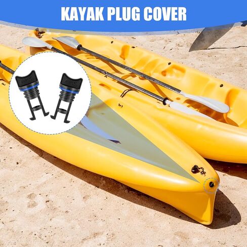 4 مساءً سدادات Scupper لقوت قوارب قوارب الكاياك كاياك مجموعة متينة سد قوارب مع ختم المطاط للزورق ، الزورق ، والقارب (الأزرق) in Saudi Arabia