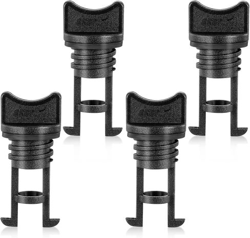 4 مساءً سدادات Scupper لقوت قوارب قوارب الكاياك كاياك مجموعة متينة سد قوارب مع ختم المطاط للزورق ، الزورق ، والقارب (الأزرق) in Kuwait