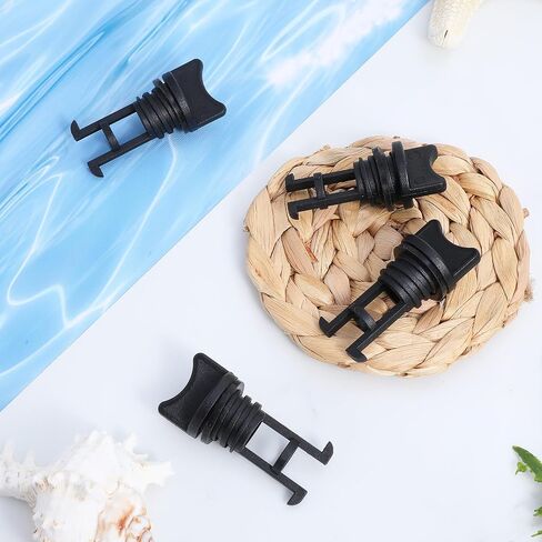 4 مساءً سدادات Scupper لقوت قوارب قوارب الكاياك كاياك مجموعة متينة سد قوارب مع ختم المطاط للزورق ، الزورق ، والقارب (الأزرق) in Kuwait