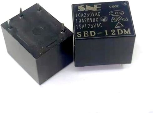 RELAY SED-12DM SED 12DM SED12DM 12VDC DC12V 12V 15A 4PIN RELAY (10pcs) in Saudi Arabia