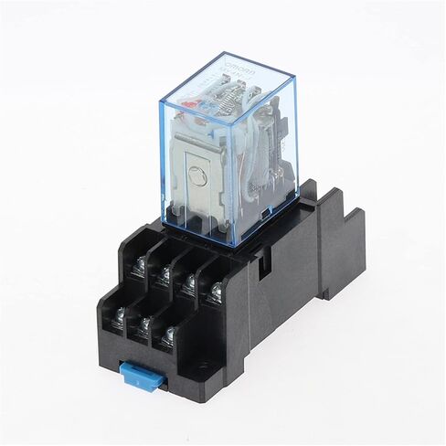 MY4NJ 14PIN 4DPDT Electronic Micro Mini Electromagnetic Relay 5A Coil with PYF14A Socket Base DC12V DC24V AC110V 220V 380V 50set(AC 12V) in Saudi Arabia