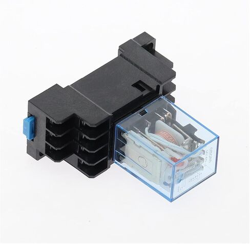 MY4NJ 14PIN 4DPDT Electronic Micro Mini Electromagnetic Relay 5A Coil with PYF14A Socket Base DC12V DC24V AC110V 220V 380V 50set(AC 12V) in Saudi Arabia