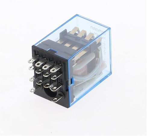 MY4NJ 14PIN 4DPDT Electronic Micro Mini Electromagnetic Relay 5A Coil with PYF14A Socket Base DC12V DC24V AC110V 220V 380V 50set(AC 12V) in Saudi Arabia