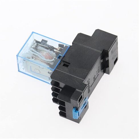 MY4NJ 14PIN 4DPDT Electronic Micro Mini Electromagnetic Relay 5A Coil with PYF14A Socket Base DC12V DC24V AC110V 220V 380V 50set(AC 12V) in Saudi Arabia