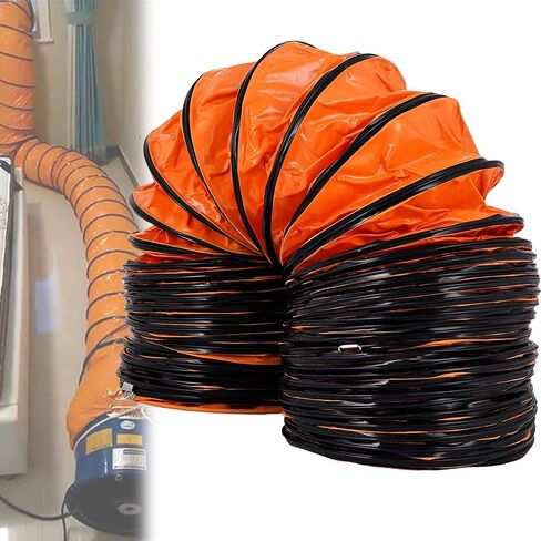 قناة PVC مرنة ، خرطوم مستخرج من جهاز التنفس الصناعي المحمول ، لمنفاخ المستخرج الصناعي ، مستخرج من مروحة مروحة محمولة مستخرج دخان الغبار ، 5M-Diameter300mm in Kuwait