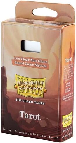Dragon Shield Board Game Sleeves | الأكمام البطاقة غير الواسعة لألعاب الطاولة | متينة وسلسة خلط ورق اللعب وخالية من الحمض ، متوافقة مع Gloomhaven ، Wingspan والمزيد | التارو - 1 حزمة in Kuwait