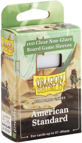Dragon Shield Board Game Sleeves | الأكمام البطاقة غير الواسعة لألعاب الطاولة | متينة وسلسة خلط ورق اللعب وخالية من الحمض ، متوافقة مع Gloomhaven ، Wingspan والمزيد | التارو - 1 حزمة in Kuwait
