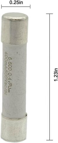 Leshow 4 PCS 600V السيراميك الصمامات السريعة للمتعددات - 6x32 مم 400MA الصمامات السيرامية in Saudi Arabia