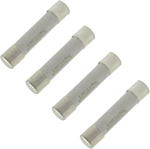 Leshow 4 PCS 600V السيراميك الصمامات السريعة للمتعددات - 6x32 مم 400MA الصمامات السيرامية in Saudi Arabia