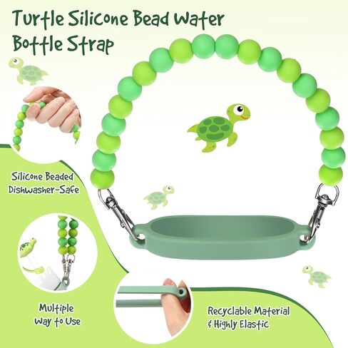 مجموعة ملحقات كوب سيليكون كينينج 5 PC متوافقة مع كأس ستانلي ، بما في ذلك حزام الزجاجة المزيج بالسيليكون ، سلسلة المفاتيح ، غطاء القش ، حلقة مطاطية ، خطاف معدني لبلون 8-40 أوقية (رمادي ، سمك القرش) in Kuwait