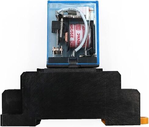 MY2P HH52P MY2NJ Relay Coil General DPDT Micro Mini Electromagnetic Relay Switch with Socket Base LED AC 110V 220V DC 12V 24V 50pcs(DC 12V) in Saudi Arabia