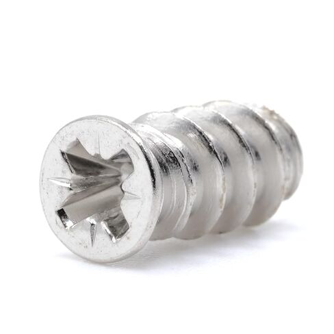 ReplacementScrews M6.1 x 13mm (1/4 in x 1/2 in) Euro Screws - 2.3mm Pitch (11 TPI) - Flat Head, Pozi Drive - Zinc Plated Wood Screws (Pack of 10) in Saudi Arabia