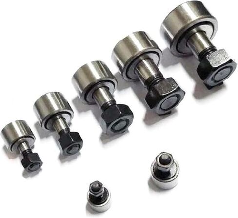 CF3/KR10 CF4/KR12 CF5/KR13 CF6/KR16 CF8/KR19 CF10/KR22 CF12/KR30 Cam Follower Needle Roller Bearing Wheel and Pin Bearing Needle Roller Bearing(CF10 KR22 x1pcs) in Saudi Arabia