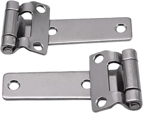 2pcs مصقولة T المفصلية الفولاذ المقاوم للصدأ مرآب مرآب البضائع الباب مفصلات 135x58x27mm لملحقات اليخوت القارب in Saudi Arabia