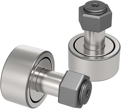 2PCS KR19/CF8 KR22/CF10 Cam Follower Needle Roller Bearing Wheel and Pin Bearing Series CNC Electric Tool Parts Automation Parts Needle Roller Bearing(KR19 CF8) in Saudi Arabia