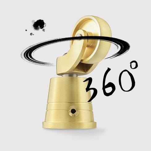عجلات من النحاس الصلبة ، 360 درجة من العجلات النحاسية المصقولة من النحاس العتيقة 4 قطع عجلات الأثاث على طراز كوب النحاس ، (25 مم/1 في) in Kuwait