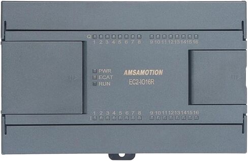 Ethercat to Ethernet Remote IO Bus Module Digital 16i 16o Relay Transistor 2 RJ45 EC2-IO16T EC2-IO16R (EC2-IO16R) in Kuwait