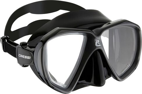 Cressi Perfect View Scuba Scuba Scuba ، قناع الغطس في السيليكون المريح النقي - Liberty Duo: مصمم في إيطاليا in Saudi Arabia