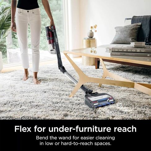 Shark R-IZ464H Vertex Cordless Stick Vacuum with DuoClean PowerFins, Lightweight, Pet Hair, HEPA, 60 Min Run Time - Certified Refurbished in Saudi Arabia
