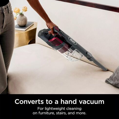 Shark R-IZ464H Vertex Cordless Stick Vacuum with DuoClean PowerFins, Lightweight, Pet Hair, HEPA, 60 Min Run Time - Certified Refurbished in Saudi Arabia