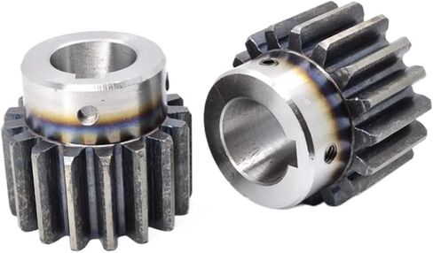 Steel Motor Drive Gear 1pcs 25 Teeth 2.5M Spur Gear with Step Keyway Bore 16/18/20/22/24/25/28/30/32mm Steel 25T 2.5 Module Motor Gear(32mm (Keyway 10mm)) in Saudi Arabia