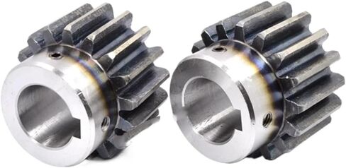Steel Motor Drive Gear 1pcs 25 Teeth 2.5M Spur Gear with Step Keyway Bore 16/18/20/22/24/25/28/30/32mm Steel 25T 2.5 Module Motor Gear(32mm (Keyway 10mm)) in Saudi Arabia