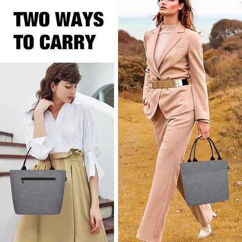 Aosbos Large Lunch Bags for Adult Lunch Box for Women Insulated LunchBox Soft Cooler Tote Bag Food Organizer Holder Lunchbag Black Dream Flower in Kuwait