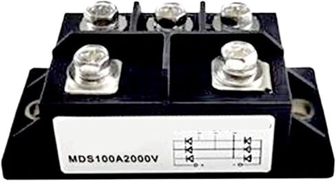 1pc for Inverter Welding Machine Three-Phase Rectifier Bridge MDS75A 100A 1600V 1800V 2000V AC Integrated Bridge Module(Radiator 20150) in Saudi Arabia