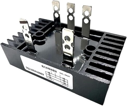 1pc 100A 1600V Three Phase Diode Bridge Rectifier AC to Generator Voltage Regulator Parts SQL100A-16 Module SQL100A in Saudi Arabia