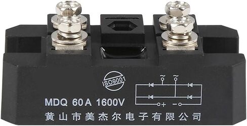 1PC عالي الطاقة الجسر مقوم MDQ60A 100A مرحلة واحدة مرحلة الجسر الجسر مقوم 4 طرفية الجسر الجسر وحدة MDQ100A (MDQ60A) in Saudi Arabia