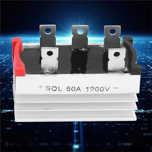2pcs Bridges Rectifier Metal 3 Phase Full Bridges Diode to Ac-Power Rectifier for Industrialised Remote Control Systems Power in Saudi Arabia