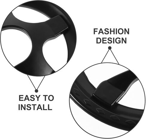 Wakauto Universal Bicycle Chainring Guard - 36T 5-Hole Crankset Protector for Fixed Gear and Mountain Bikes - Easy Installation Durable Plastic 6.1 Inch in Saudi Arabia