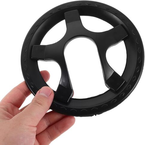 Wakauto Universal Bicycle Chainring Guard - 36T 5-Hole Crankset Protector for Fixed Gear and Mountain Bikes - Easy Installation Durable Plastic 6.1 Inch in Saudi Arabia