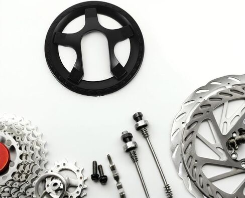 Wakauto Universal Bicycle Chainring Guard - 36T 5-Hole Crankset Protector for Fixed Gear and Mountain Bikes - Easy Installation Durable Plastic 6.1 Inch in Saudi Arabia