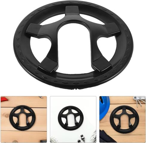 Wakauto Universal Bicycle Chainring Guard - 36T 5-Hole Crankset Protector for Fixed Gear and Mountain Bikes - Easy Installation Durable Plastic 6.1 Inch in Saudi Arabia