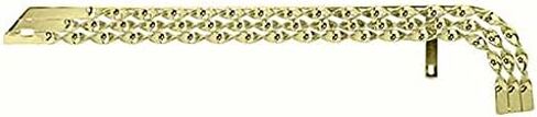 Gold Lowrider Triple Flat Twisted Bike Chain Guard. Bicycle Chain Cover for 26 inch Bike, lowrider, Beach Cruisers Bikes. in Saudi Arabia