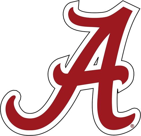 Alabama Crimson Tide Large 18" Script A Die Cut Licensed Decal in Saudi Arabia