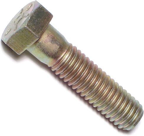 M24-3.00X70 MM, Hex Cap Screws 10.9 Din 931 / Iso 4014 Coarse Yellow Zinc - Pack of 1 in Saudi Arabia