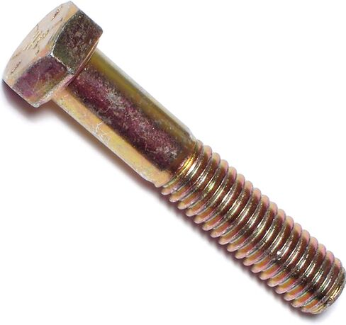 M24-3.00X70 MM, Hex Cap Screws 10.9 Din 931 / Iso 4014 Coarse Yellow Zinc - Pack of 1 in Saudi Arabia