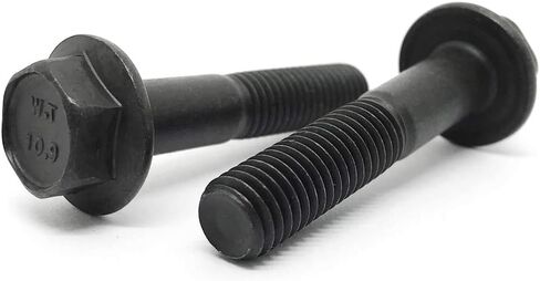 5 PCS M14-2.0x100 MM Metric Hex Flange Bolts Grade 10.9 Screws Phos & Oil in Saudi Arabia