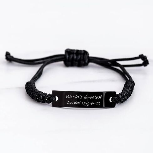 Witty World's Greatest Dental Hygienist Christmas Rope Gift for Her, Him, Friends, Coworkers, Family in Saudi Arabia