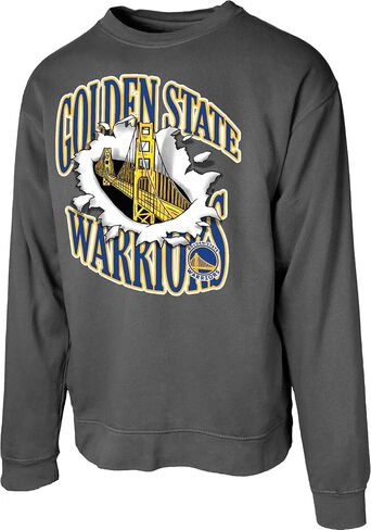 Blue 84 NBA Officially Licensed Crewneck Sweatshirt Ringspun Slam Mascot Black in Saudi Arabia