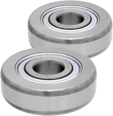 [2-Pack] 203KRR3 - Agriculture Ball Bearing, 0.625" (1/16") ID, 2" OD, 0.5906" Width, Two Single Lip Seals, Farm Machinery, Double Metal Shield in Saudi Arabia