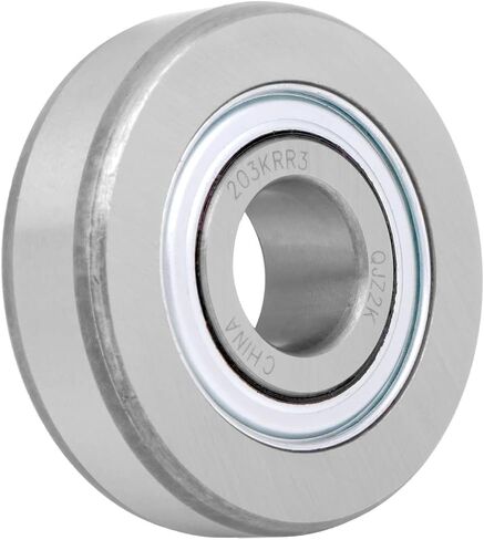 [2-Pack] 203KRR3 - Agriculture Ball Bearing, 0.625" (1/16") ID, 2" OD, 0.5906" Width, Two Single Lip Seals, Farm Machinery, Double Metal Shield in Saudi Arabia
